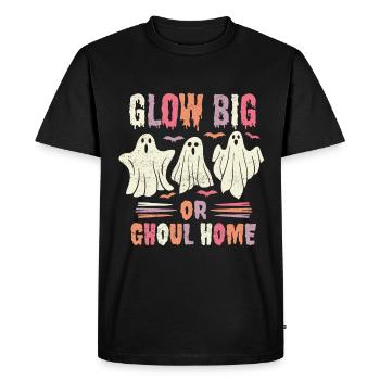Halloween Ghost Spooky Ghoul - Men's Premium Organic T-Shirt - black - Front - Nico (187cm)