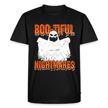 Halloween Costume Ghost Ghost Ghoul - Men's Premium Organic T-Shirt - black - Front - Nico (187cm)