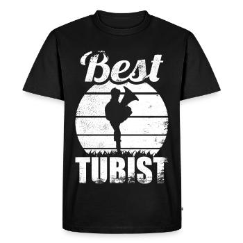 Best Tuba Player - Men's Premium Organic T-Shirt - black - Front - Nico (187cm)