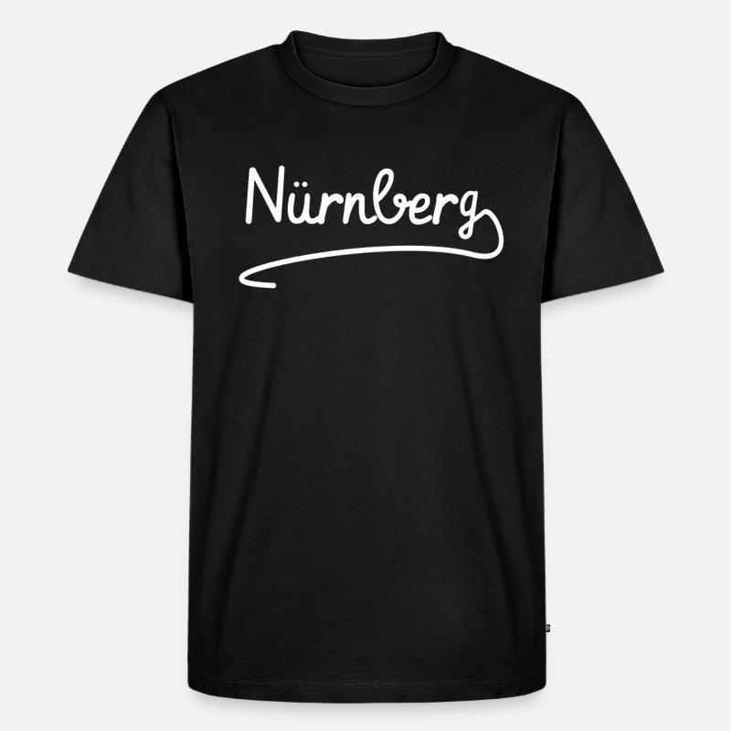 Nürnberg Geschenk - Männer Premium Bio T-Shirt - Schwarz