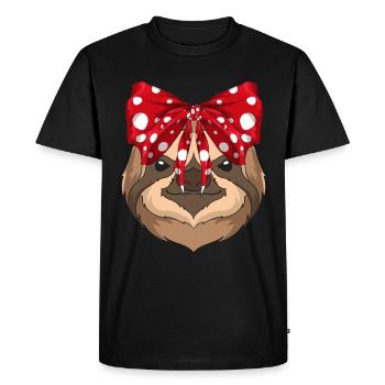 Paresse - T-shirt Premium bio Homme - noir - Devant - Nico (187cm)