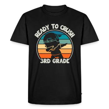 Enseignants de troisième année pour la rentrée scolaire - T-shirt Premium bio Homme - noir - Devant - Nico (187cm)