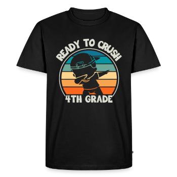 Fourth Grade Teachers for Back to School - Men's Premium Organic T-Shirt - black - Front - Nico (187cm)