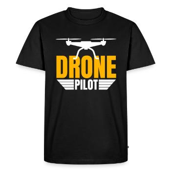 Drone Drone Pilot Drone Operator Quadcopter - Men's Premium Organic T-Shirt - black - Front - Nico (187cm)