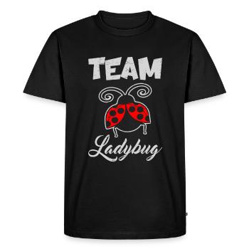Équipe Ladybug Étudiants en sciences Entomologiste - T-shirt Premium bio Homme - noir - Devant - Nico (187cm)