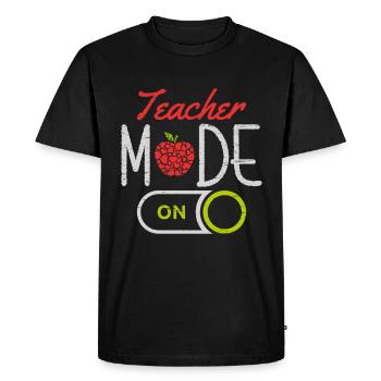 Mode enseignant sur l’école des étudiants universitaires - T-shirt Premium bio Homme - noir - Devant - Nico (187cm)