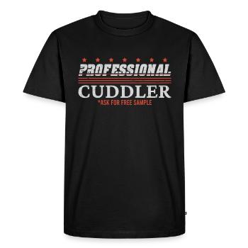 Câlin professionnel demander un échantillon gratuit - T-shirt Premium bio Homme - noir - Devant - Nico (187cm)