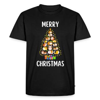 Joyeux Noël Drôle de Chemise de Noël - T-shirt Premium bio Homme - noir - Devant - Nico (187cm)