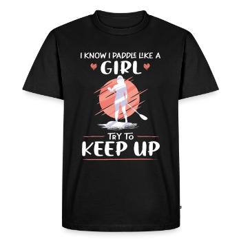 Stand Up Paddle amusant - T-shirt Premium bio Homme - noir - Devant - Nico (187cm)