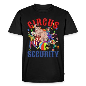 Artiste de cirque Elephant Clown Animal Gift Circus - T-shirt Premium bio Homme - noir - Devant - Nico (187cm)
