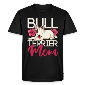 Dog Mom Pet Mother’s Day Gift Bull Terrier - T-shirt Premium bio Homme - noir - Devant - Nico (187cm)