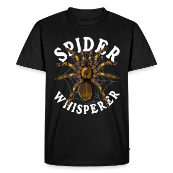 Tarentules Whisperer Arachnide Cadeau Araignée - T-shirt Premium bio Homme - noir - Devant - Nico (187cm)