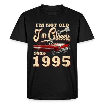 29E ANNIVERSAIRE OLDTIMER 1995 - T-shirt Premium bio Homme - noir - Devant - Nico (187cm)