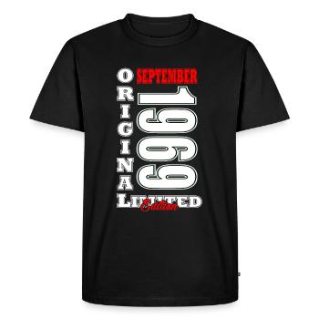 55th birthday 1969 Legendary since September 1969 - Men's Premium Organic T-Shirt - black - Front - Nico (187cm)