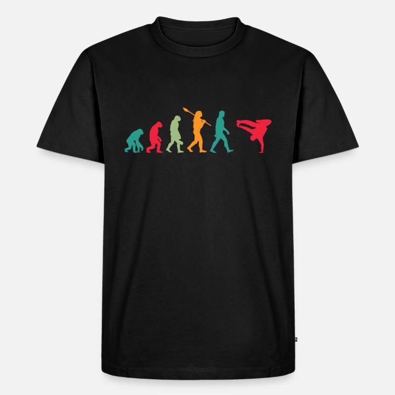 Evolution Breakdance - Men's Premium Organic T-Shirt - black