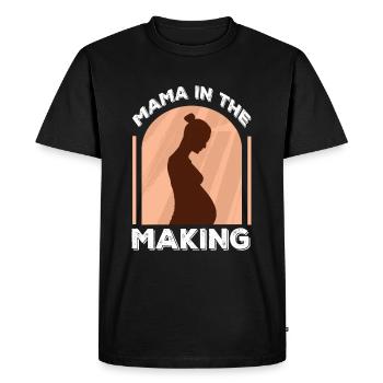 Maman Tomber Enceinte Déclaration De Naissance Drôle - T-shirt Premium bio Homme - noir - Devant - Nico (187cm)