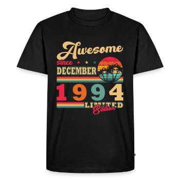 1994 December 1994 Jubilee December 1994 - Men's Premium Organic T-Shirt - black - Front - Nico (187cm)