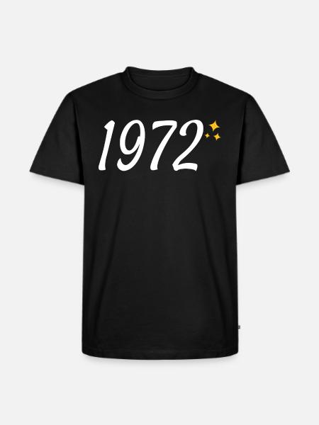 1972 - Men's Premium Organic T-Shirt - black