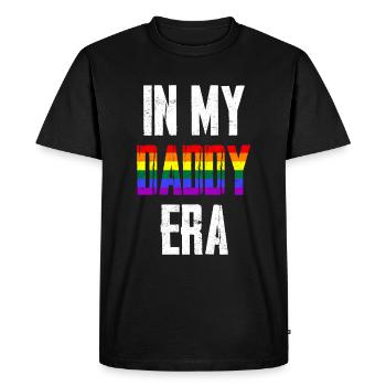 In My Daddy Era - Men's Premium Organic T-Shirt - black - Front - Nico (187cm)