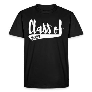 Class of 2022 simply vintage design - Men's Premium Organic T-Shirt - black - Front - Nico (187cm)