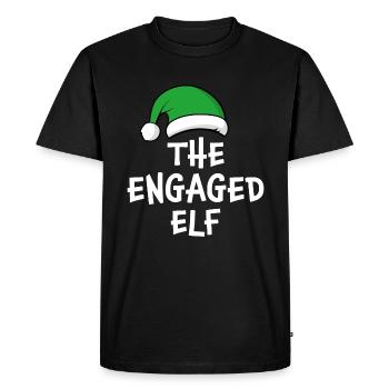 The Engaged Elf - Men's Premium Organic T-Shirt - black - Front - Nico (187cm)