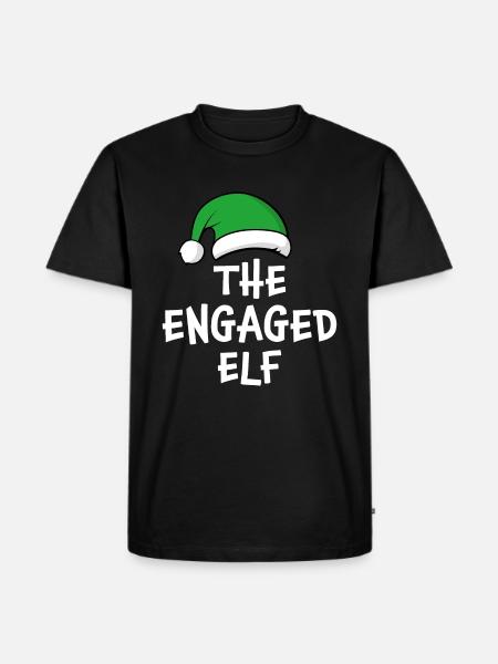 The Engaged Elf - Men's Premium Organic T-Shirt - black