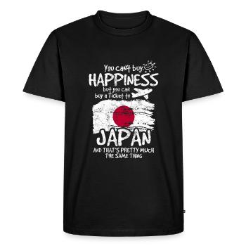Japon - T-shirt Premium bio Homme - noir - Devant - Nico (187cm)