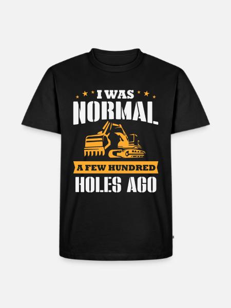 Bagger - Männer Premium Bio T-Shirt - Schwarz