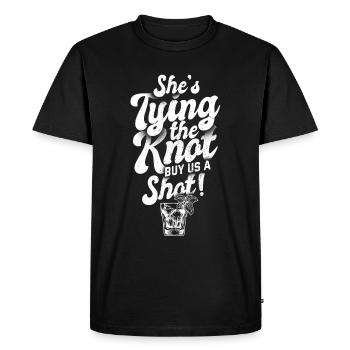 Bachelor Party Mariage Bachelorette Party - T-shirt Premium bio Homme - noir - Devant - Nico (187cm)