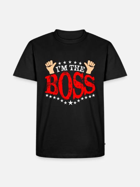 Funny saying - Men's Premium Organic T-Shirt - black