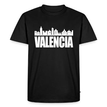 Valence - T-shirt Premium bio Homme - noir - Devant - Nico (187cm)