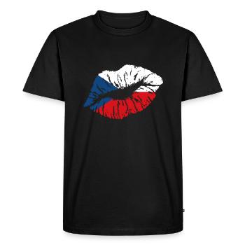 Czech Republic - Men's Premium Organic T-Shirt - black - Front - Nico (187cm)