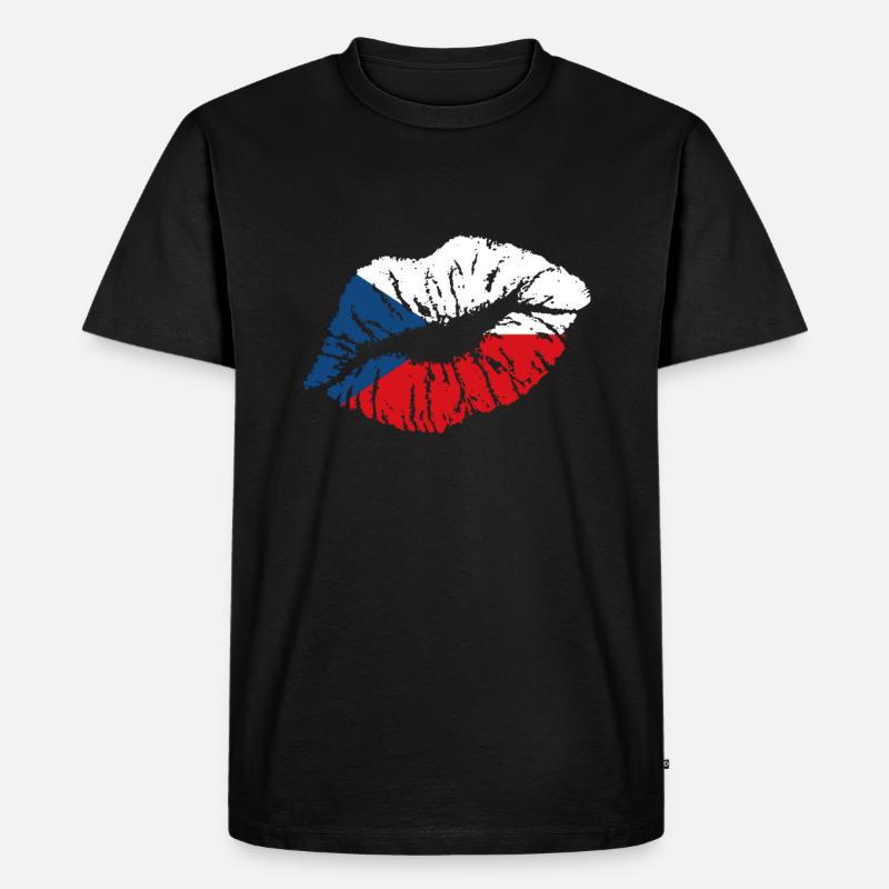 Tschechien - Männer Premium Bio T-Shirt - Schwarz