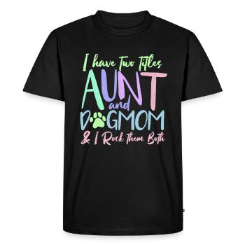 tante - T-shirt Premium bio Homme - noir - Devant - Nico (187cm)