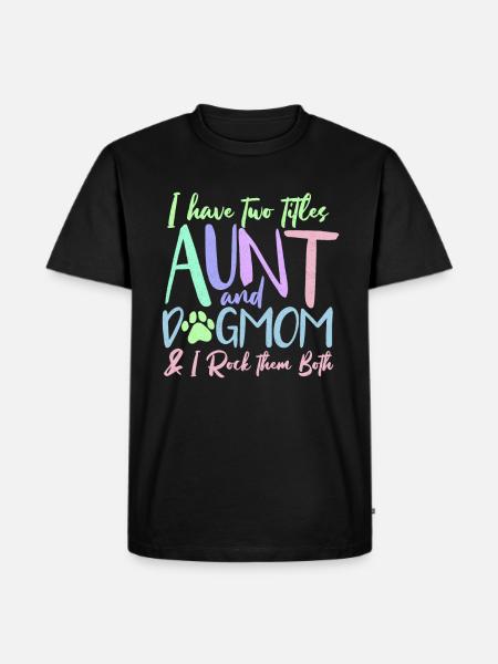 aunt - Men's Premium Organic T-Shirt - black