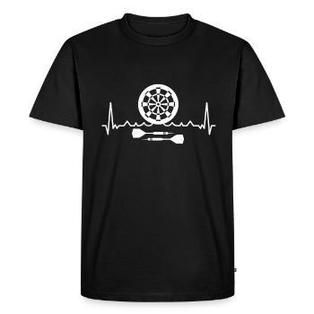 Darts Dart Gift Dartboard Dart Championship - Men's Premium Organic T-Shirt - black - Front - Nico (187cm)