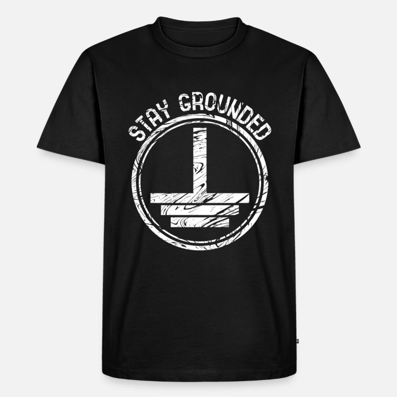 Elektriker - Männer Premium Bio T-Shirt - Schwarz
