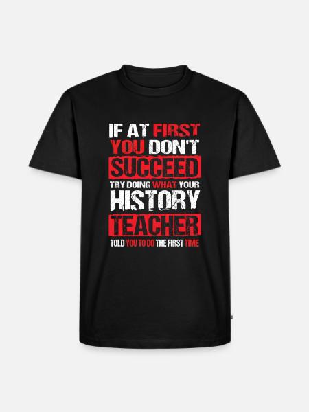 professeur - T-shirt Premium bio Homme - noir