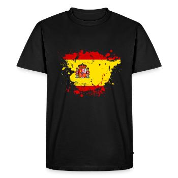 Spain - Men's Premium Organic T-Shirt - black - Front - Nico (187cm)