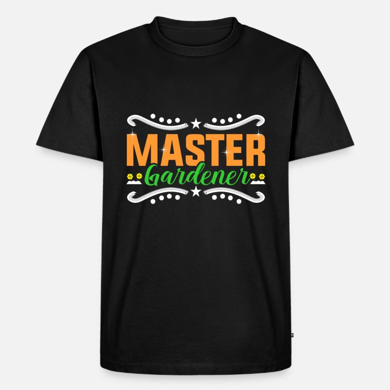 Gärtner - Männer Premium Bio T-Shirt - Schwarz