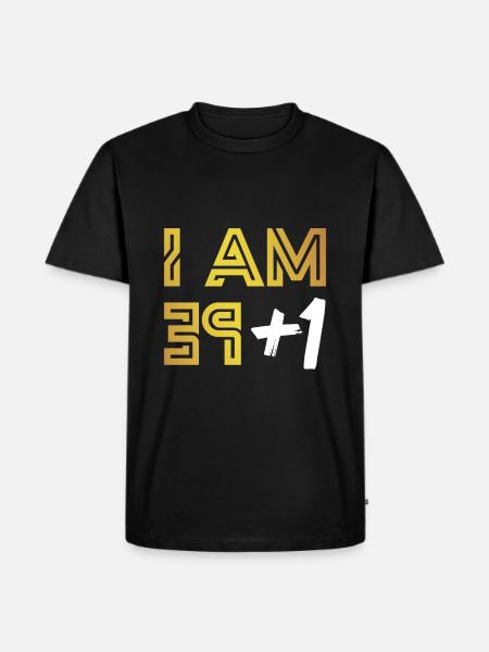 40e anniversaire - T-shirt Premium bio Homme - noir