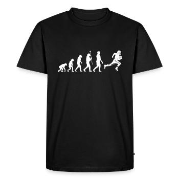 Football américain - T-shirt Premium bio Homme - noir - Devant - Nico (187cm)