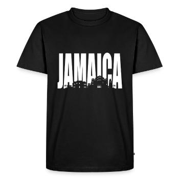 Jamaïque - T-shirt Premium bio Homme - noir - Devant - Nico (187cm)