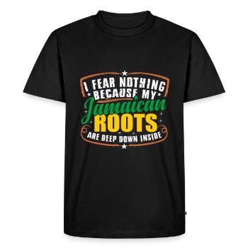 Jamaïque - T-shirt Premium bio Homme - noir - Devant - Nico (187cm)