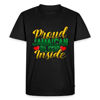 Jamaïque - T-shirt Premium bio Homme - noir - Devant - Nico (187cm)