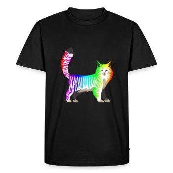 LGBT - T-shirt Premium bio Homme - noir - Devant - Nico (187cm)