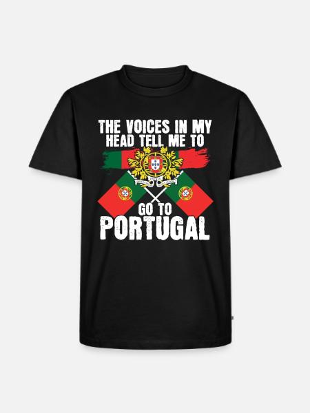 Portugal - T-shirt Premium bio Homme - noir