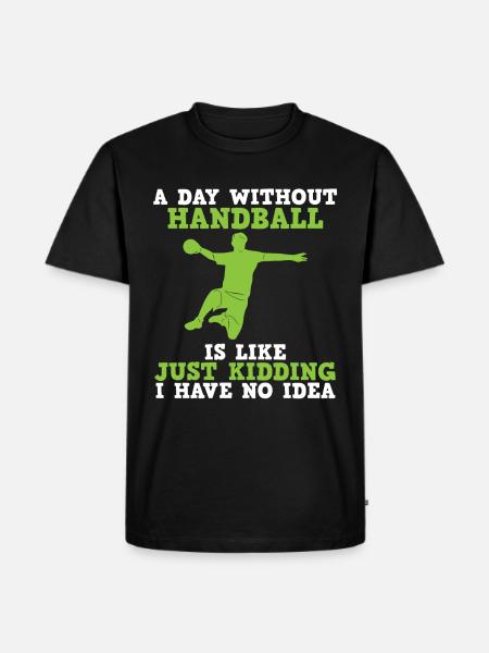handball - T-shirt Premium bio Homme - noir