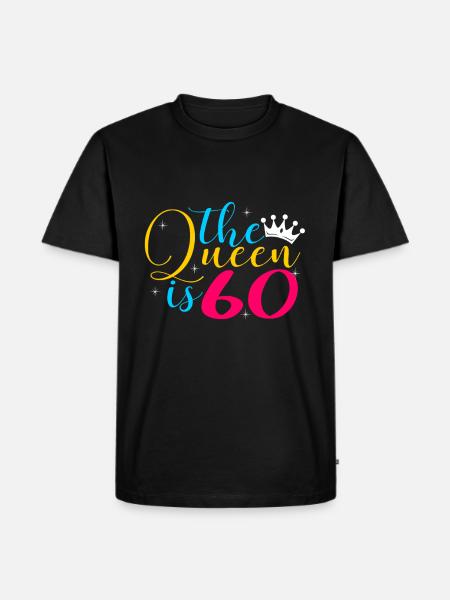 60ème anniversaire - T-shirt Premium bio Homme - noir