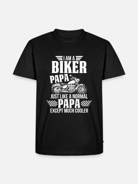 Motorcycle - Men's Premium Organic T-Shirt - black